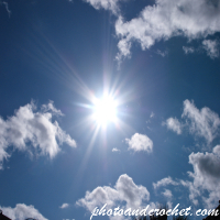 High Cumulus into the Sun – Clouds and Sky