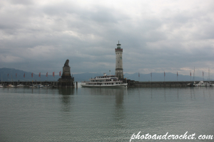 MS Schwaben Arriving in Lindau, Lake Constance