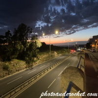 After Sunset at Mellieħa Bypass, Malta