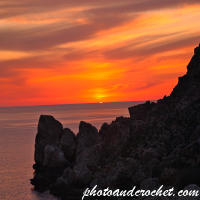 After Sunset at Anchor Bay, Popeye Village, Malta – III