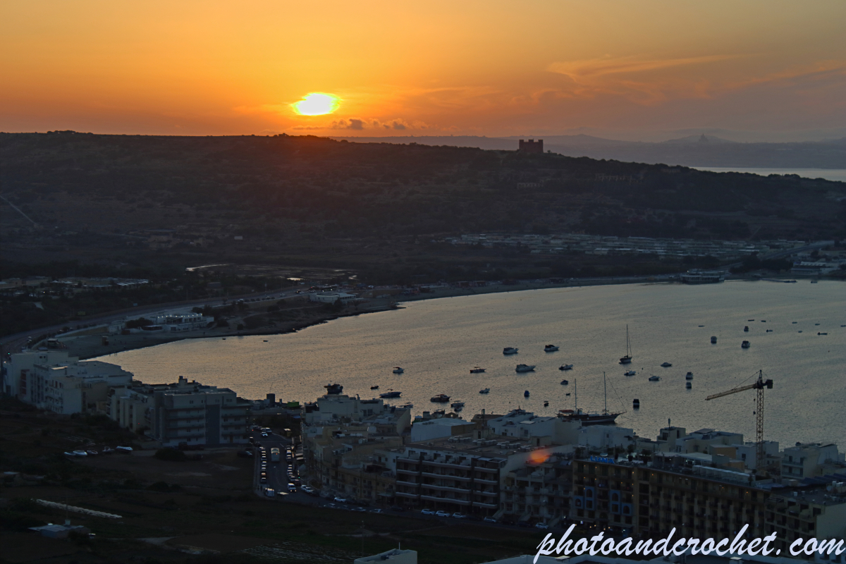 Sunset over Mellieha - Image