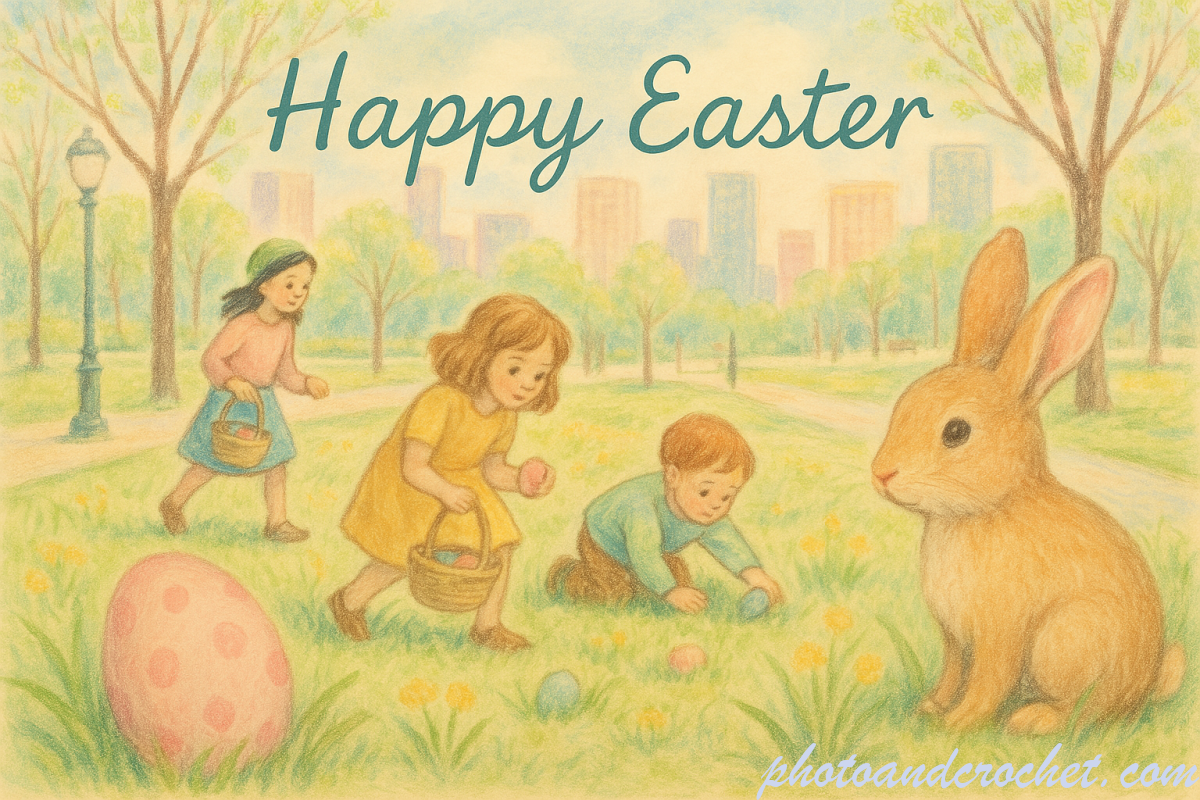 Pastel Easter Egg Hunt in the City – Image