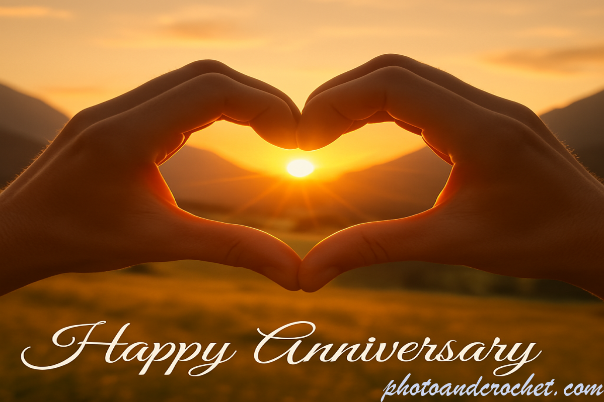 Golden Hour Anniversary Ecard – Image