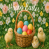 Charming Easter E-Card with Basket - Image