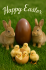 Charming Easter E-Card with Bunnies - Image