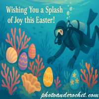 Underwater Easter E-Card for Divers