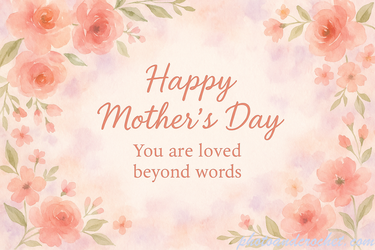 Beautiful Watercolor Mother's Day E-Card - image