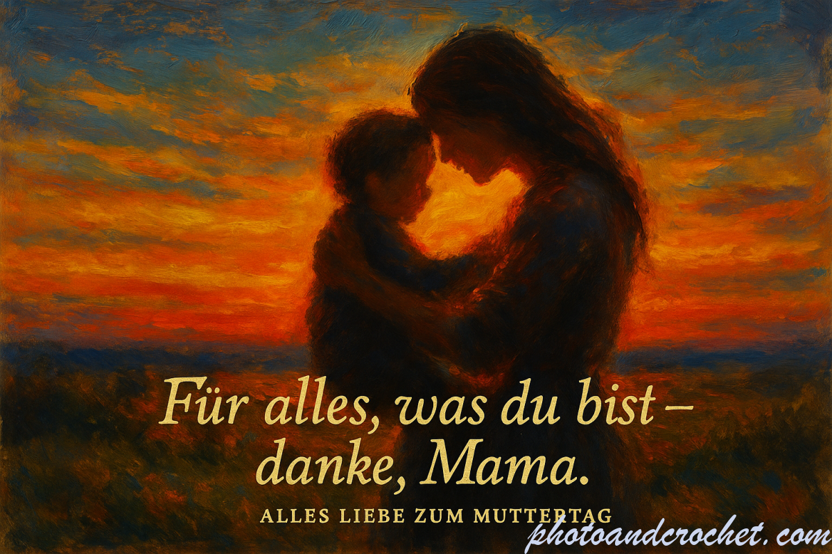 Muttertagskarte – Ölgemälde - Image