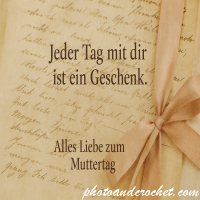 Muttertagskarte – Vintage - Image