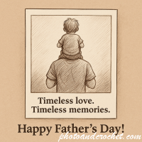 Vintage Polaroid Father’s Day Card – Image