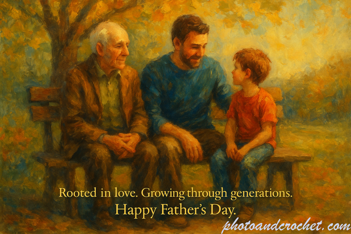 Three Generations Father’s Day Card – Image