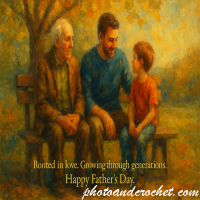 Three Generations Father’s Day Card – Image