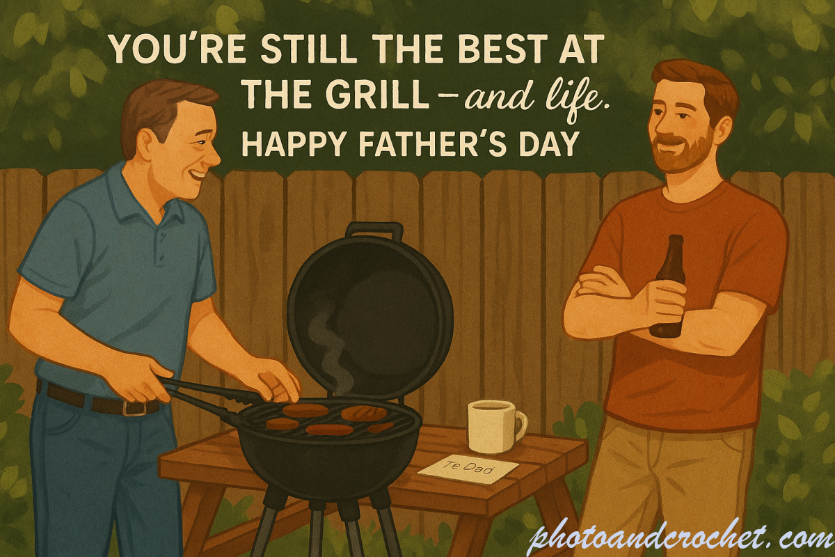 Father’s Day Card – Backyard BBQ - Image