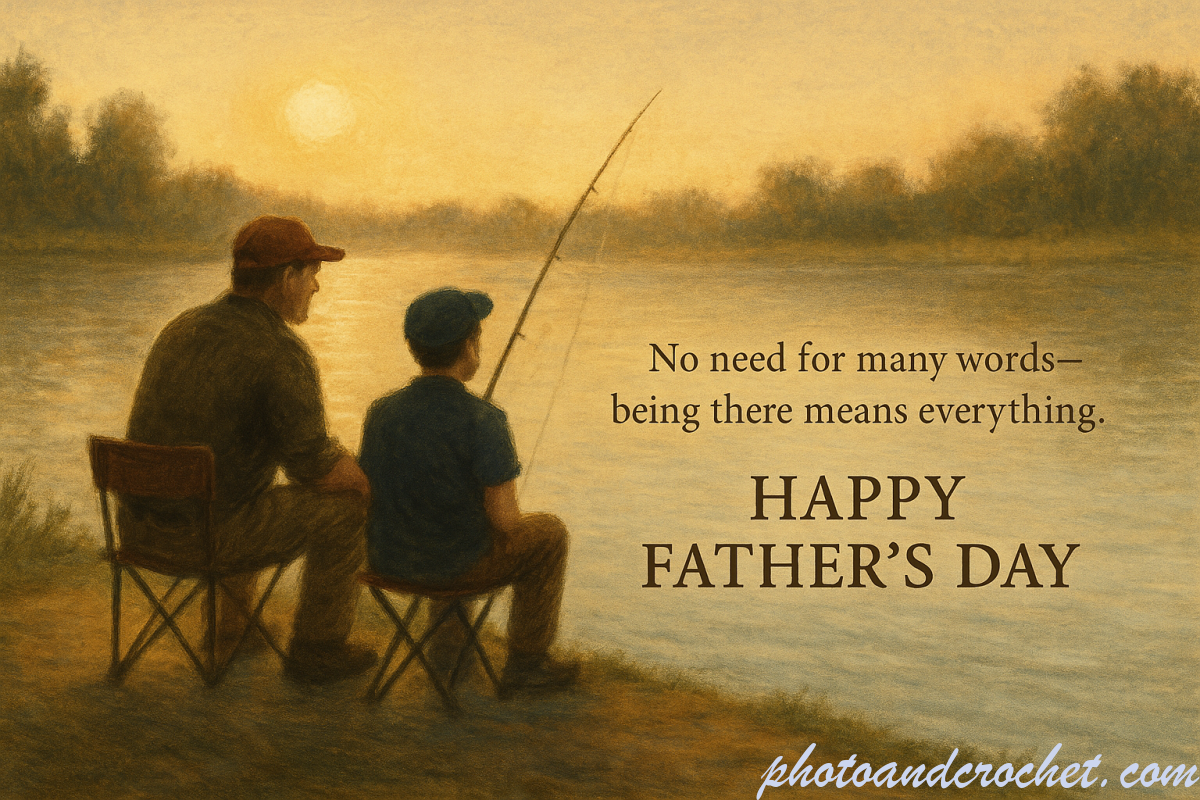 Father’s Day Card – Quiet Fishing - Image