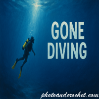 Gone Diving E-Card – Peaceful Descent Underwater Scene - Image