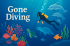 Gone Diving E-Card – Swimming with Dolphins - Image