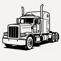 Camión Americano – Vista en Perspectiva