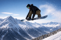 Gone Snowboarding – หมุนกลางอากาศเหนือเทือกเขาอัลไพน์