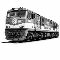 Philippinische Regional-Diesellokomotive – 3D Clipart