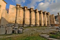 Ruinas de la Biblioteca de Adriano en Atenas