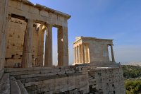 Erechtheion und Propyläen auf der Akropolis