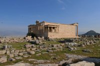 Erechtheion mit Karyatiden auf der Akropolis