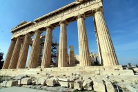 Der Parthenon auf der Akropolis in Athen