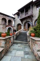 Courtyard Passage at the Holy Monastery of Varlaam