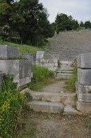 ทางเดินด้านข้างที่น่าจะอยู่ในโรงละครโบราณแห่งอาร์กอส